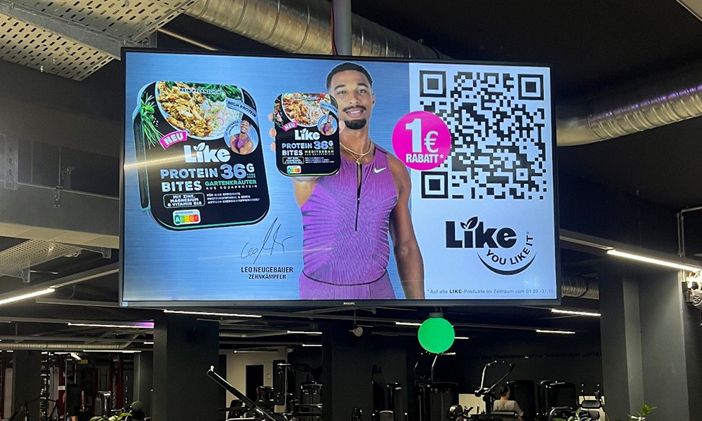 Fitness & DOOH: Netzwerk Erweiterung um airtango-Screens