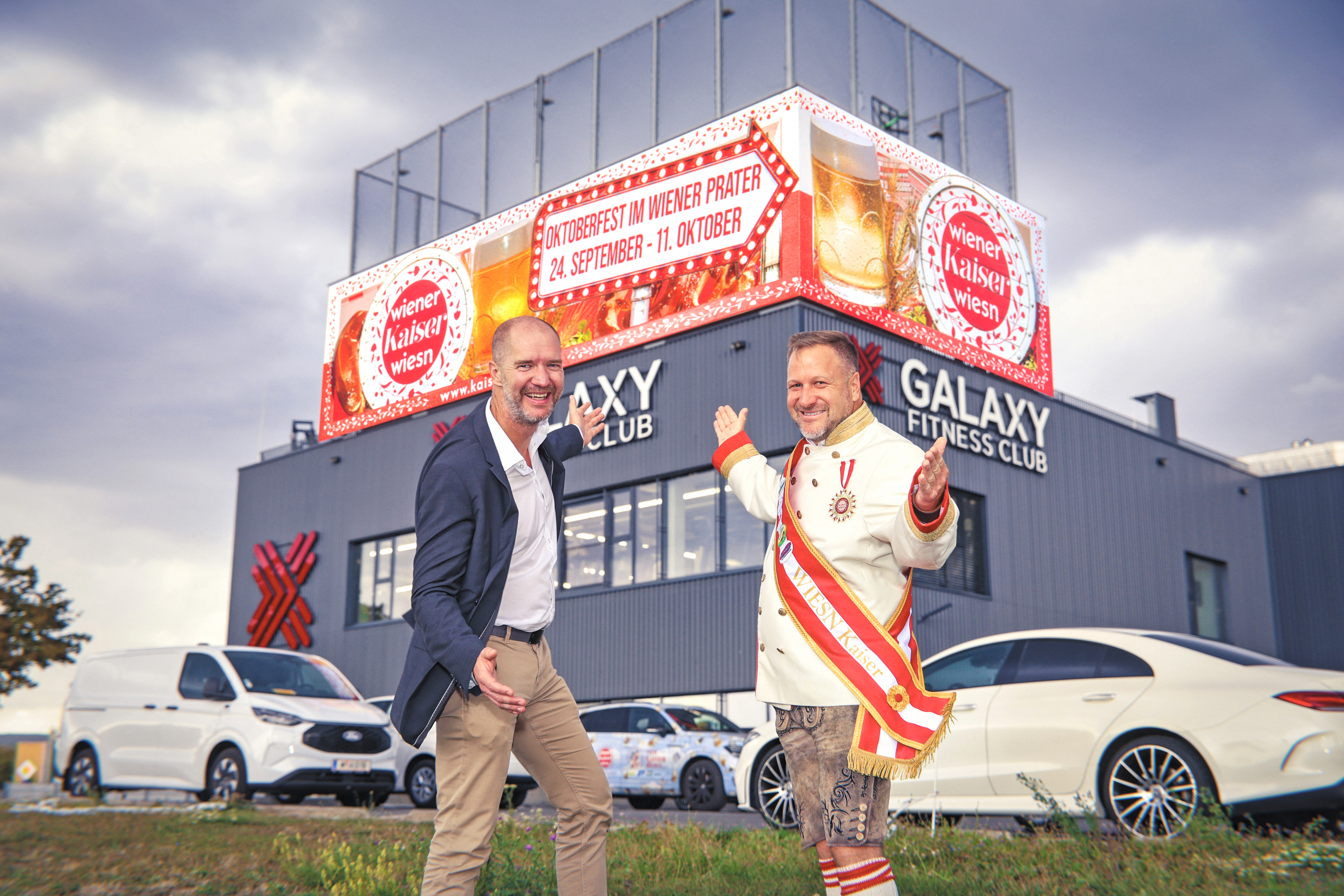 Wiener Kaiser Wiesn wirbt in unsem DOOH-Netzwerk mit 3D am Iconic Wien Süd