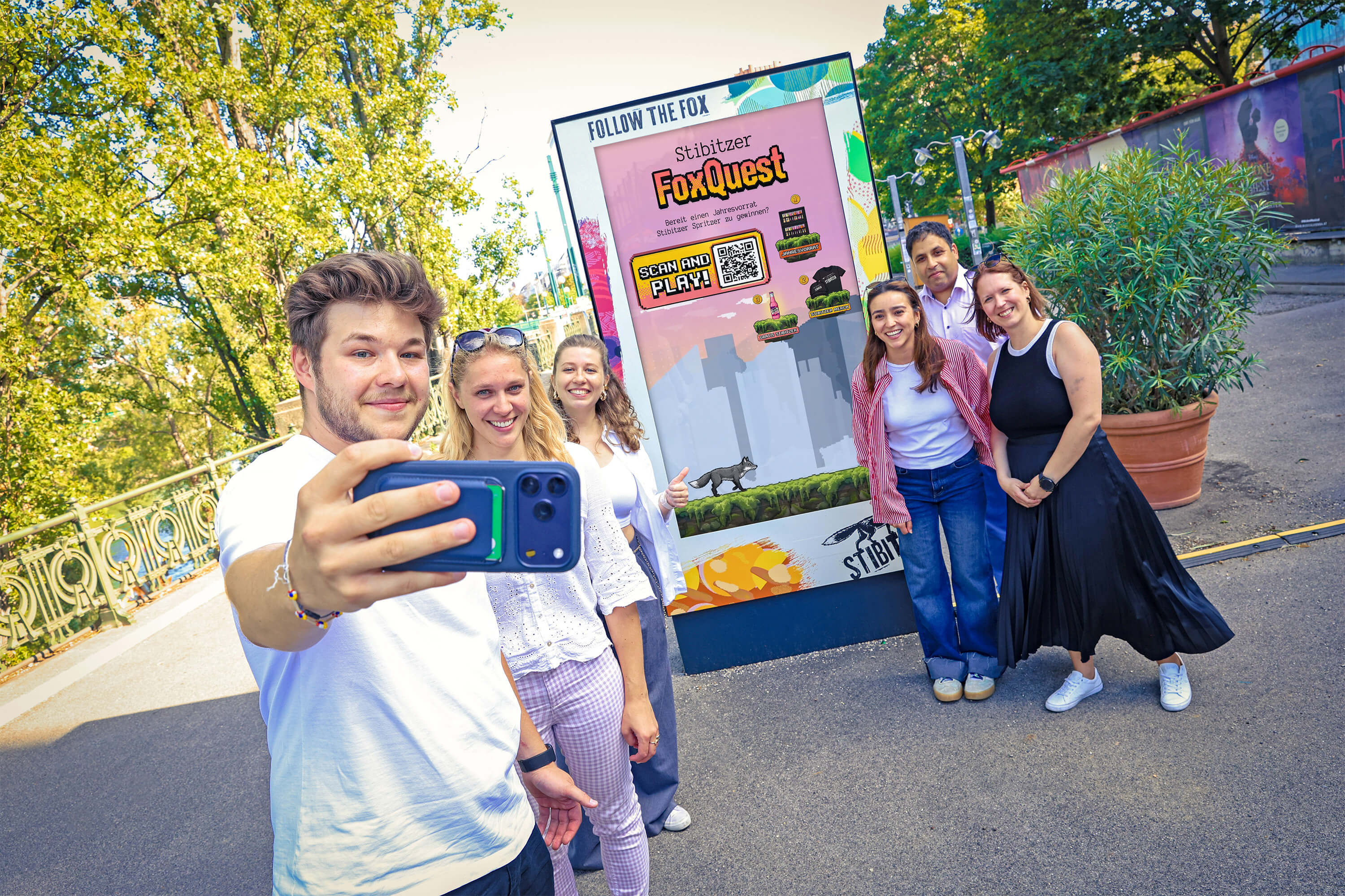 DOOH-Premiere: Stibitzer mit Österreichs erster crossmedialer Gamification-Kampagne
